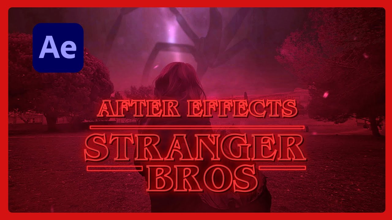 Upside Down Effect Like Stranger Things #aftereffects #strangerthings #upsidedown