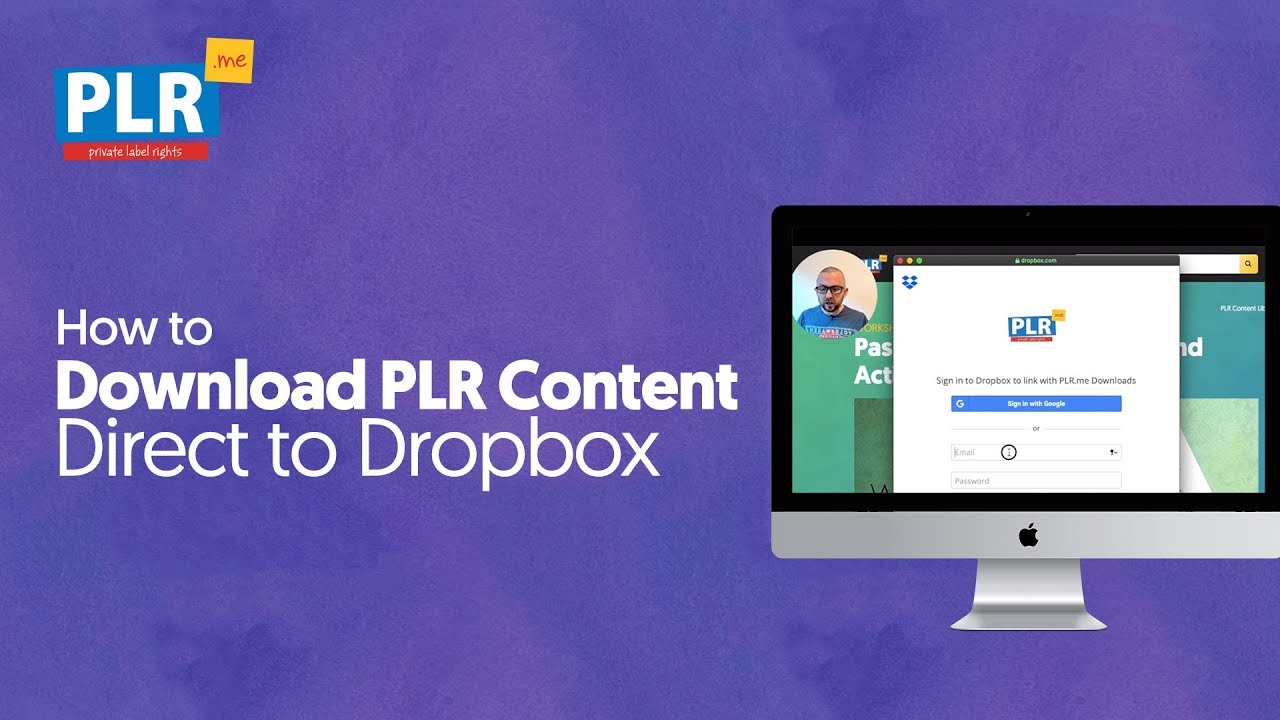 How to Download PLR Content Direct to Dropbox