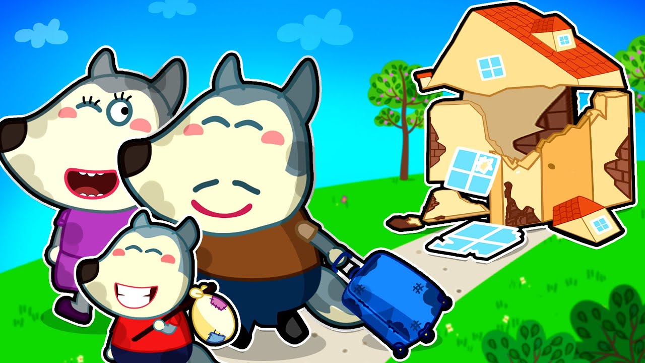 Familia Wolfoo Español | ¡WOLFOO SE MUDA DE SU CASA VIEJA! - Dibujos Animados Educativos