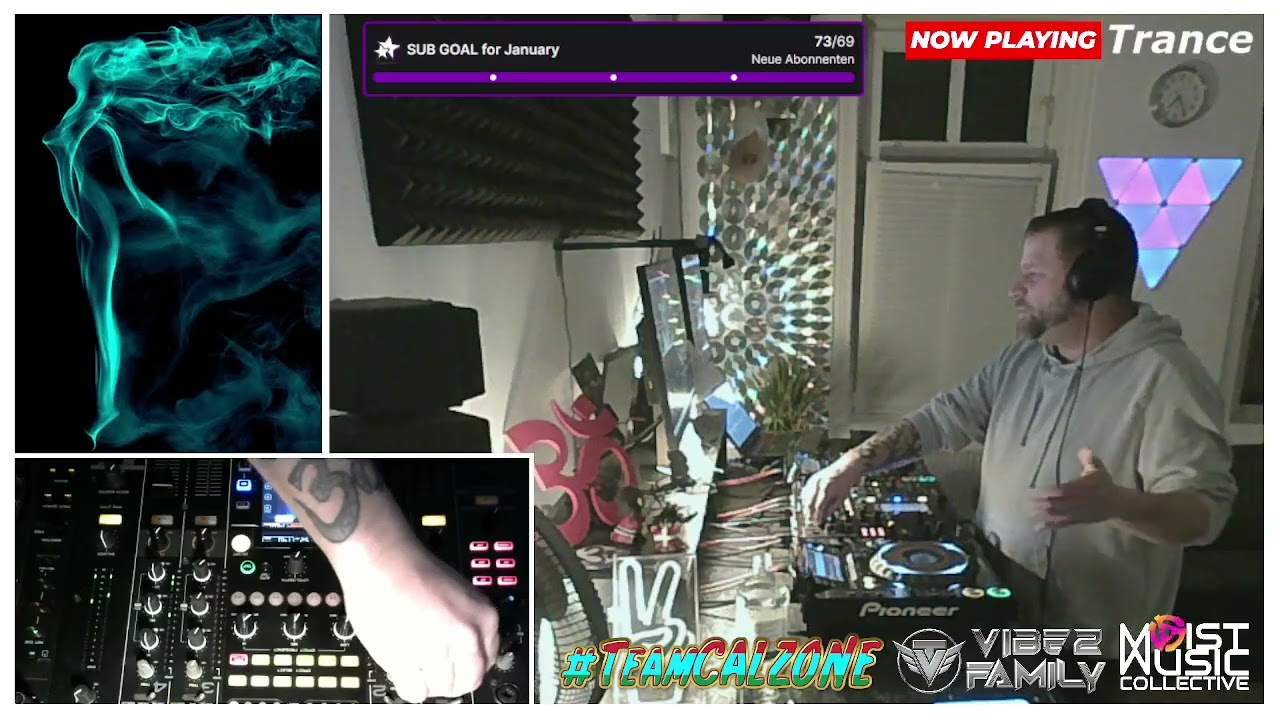 Structure free Energetic Trance LiveStream 26JAN2K26 with extra Pause Button haha 144bpm