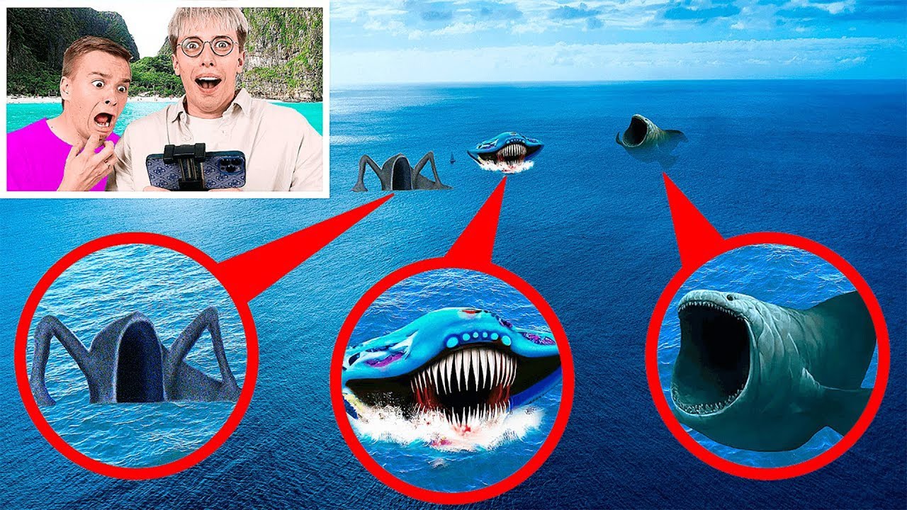 DRONE captura a SEA EATER VS EL GRAN MAJA VS BLOOP en la VIDA REAL !