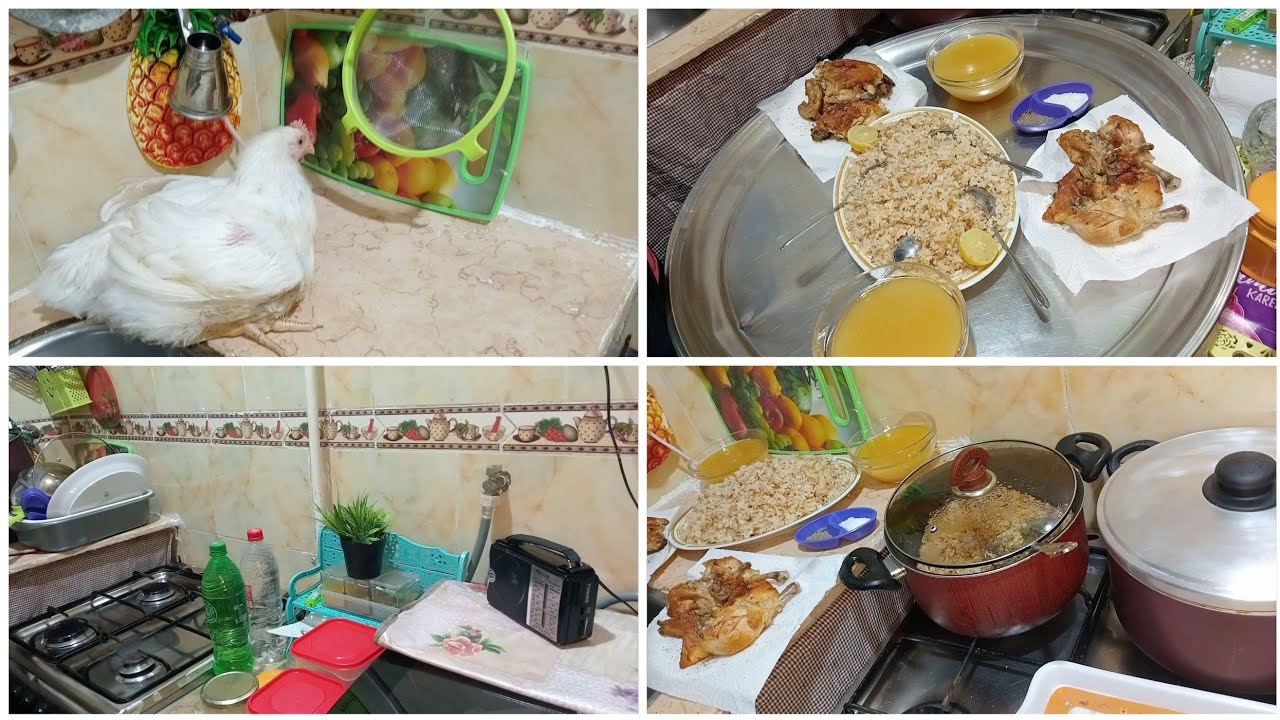 روتين الانجاز 🌿 دخلت المطبخ عملت الغداء 🥗 وشطبت المطبخ وخليته شمعه منوره💥