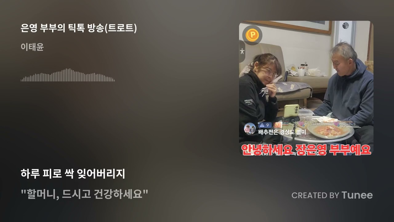 은영 부부의 틱톡 방송