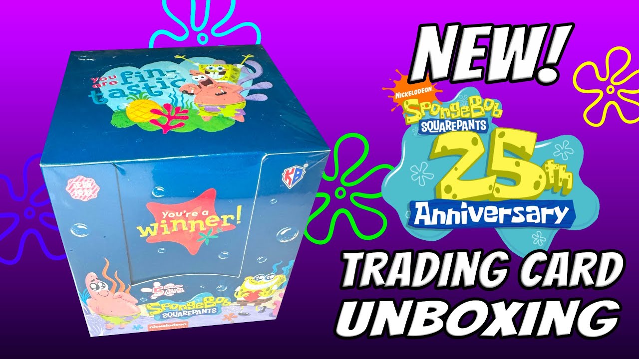 NEW Official Kabao Spongebob Squarepants Trading Card Unboxing - KB Spongebob 2024 Version 2