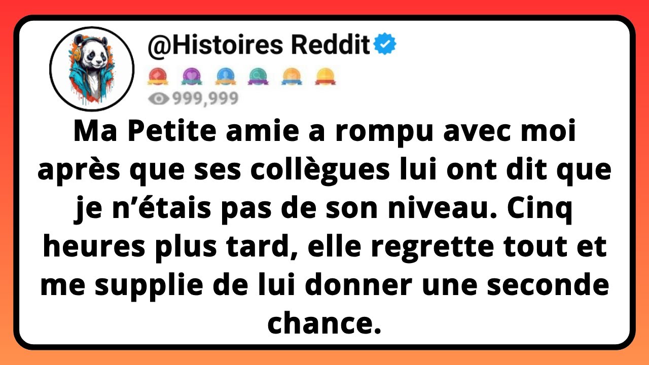 Ma PETITE Amie A Rompu Avec Moi Après Que Ses Collègues Lui Ont Dit Que Je N’étais Pas De Son...