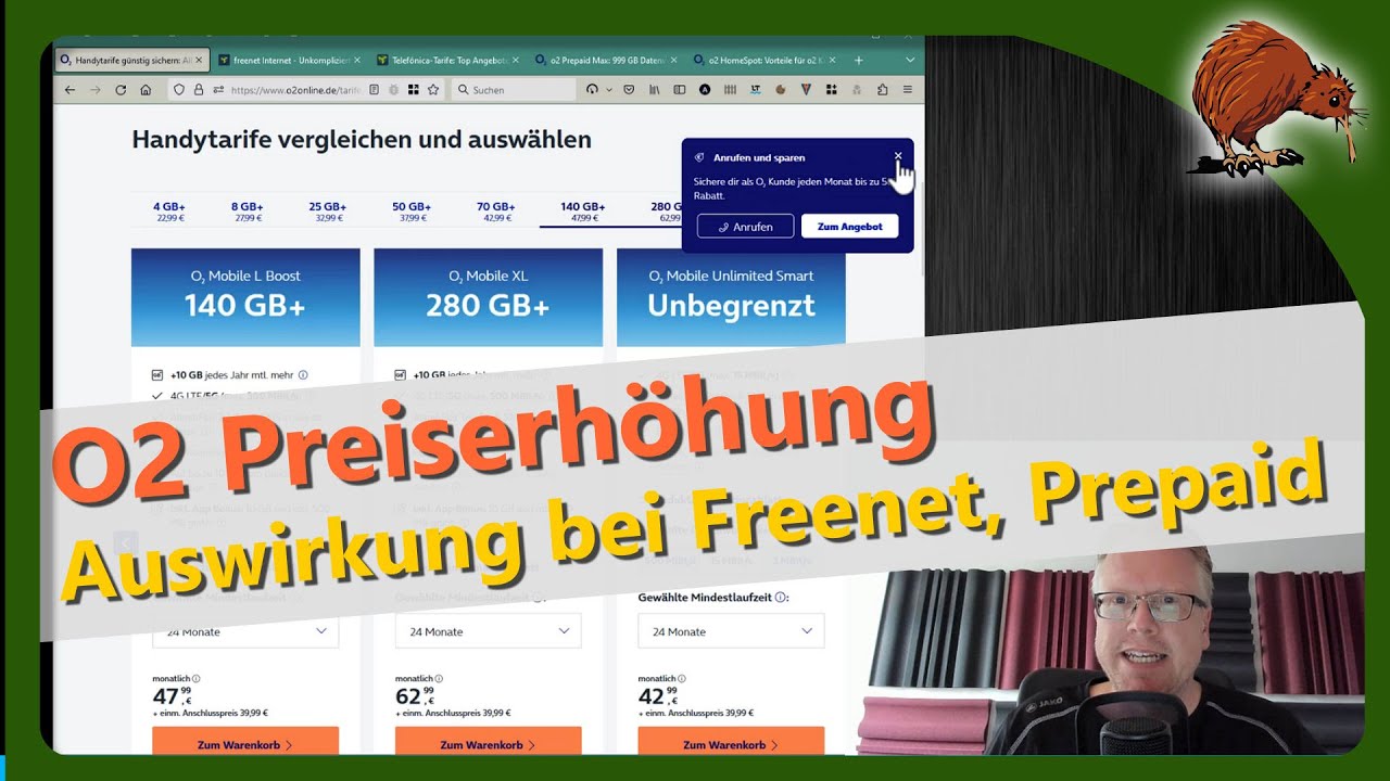 O2-Preiserhöhung, Auswirkungen bei Freenet und Prepaid-Alternative