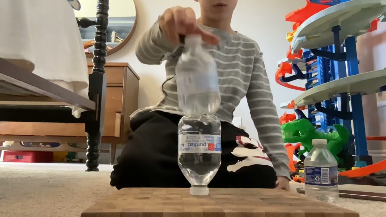 The water bottle flip tower| jacks world trick shots