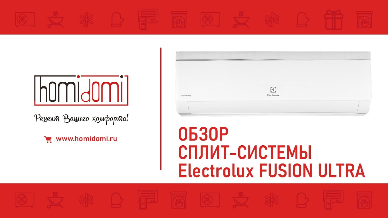 Обзор сплит системы Electrolux серии FUSION ULTRA || ЗАВОД GREE || Electrolux EACS-07HF