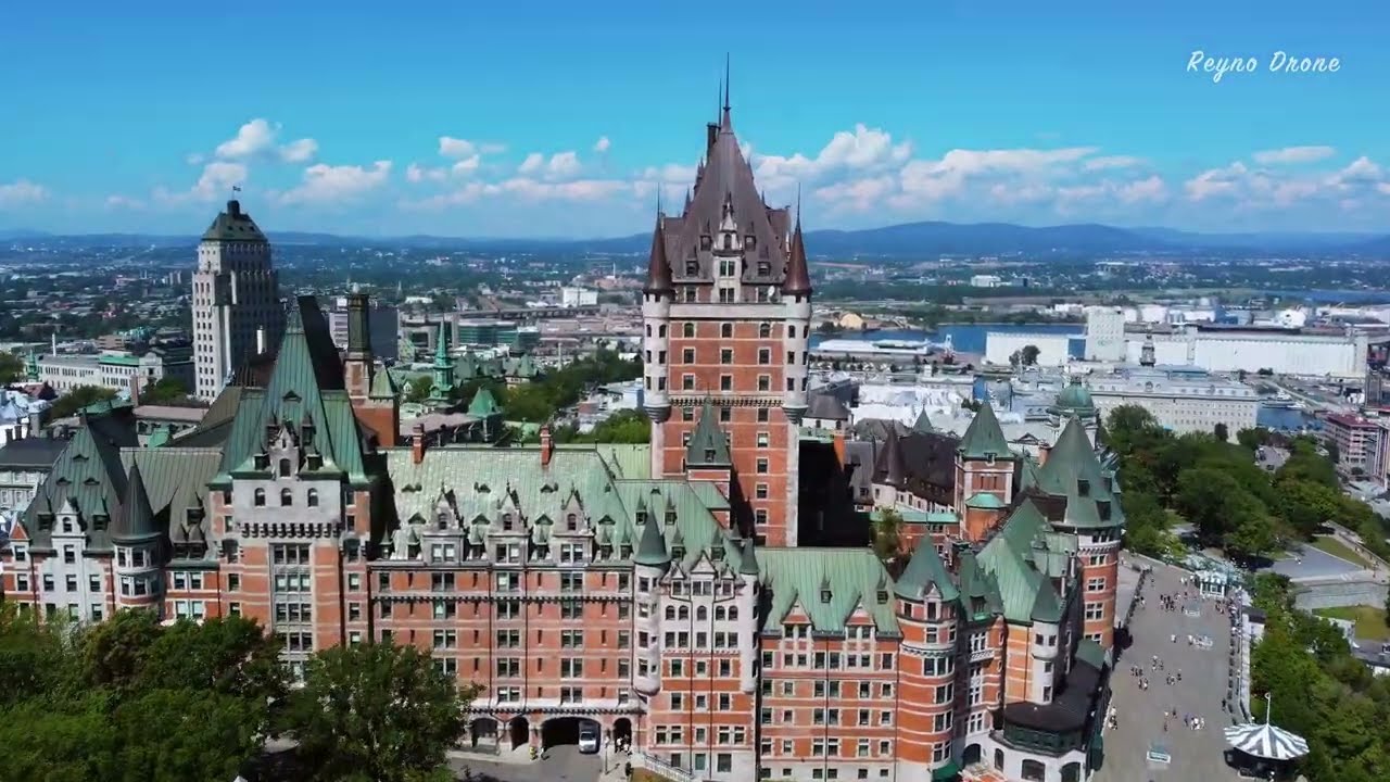 Quebec City Canada - 4K/Drone Footage