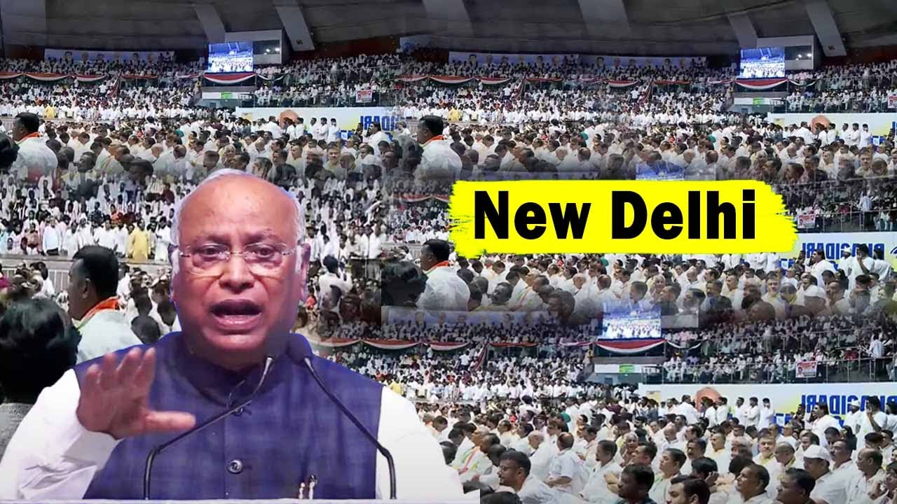 Mallikarjun Kharge's Great Speech at Congress OBC Nyay Maha Sammelan in New Delhi | INC News