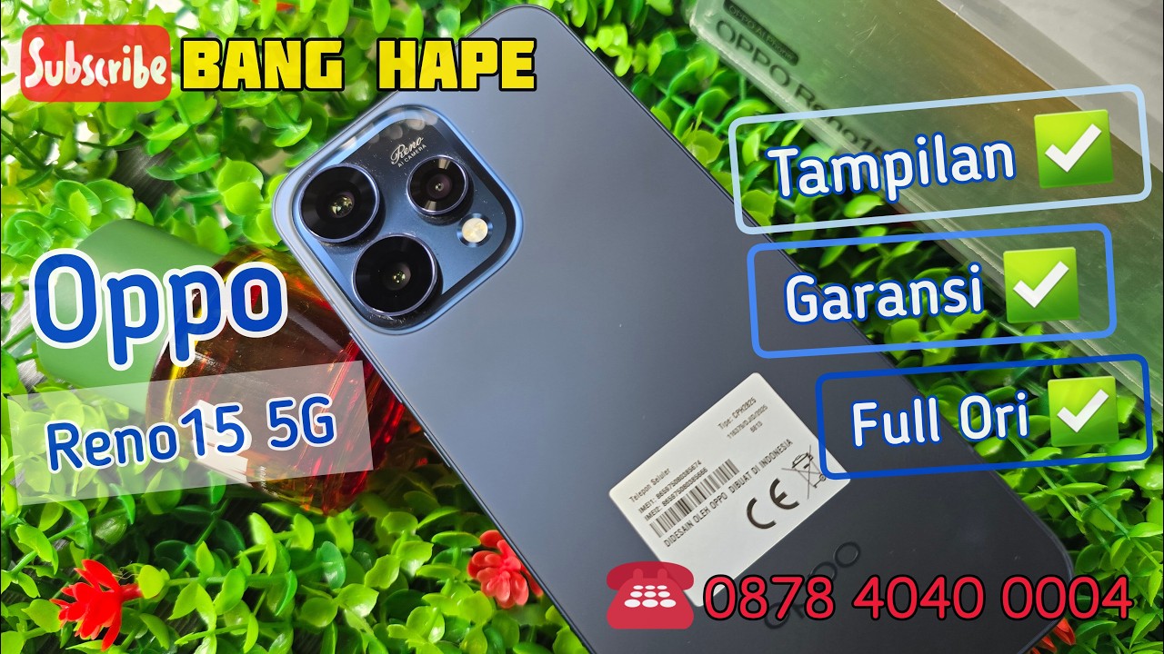 (sold) Umur Sebulan - Review Oppo Reno 15 5G 256gb di Tahun 2026 Bang Hape COD Shopee Tokopedia