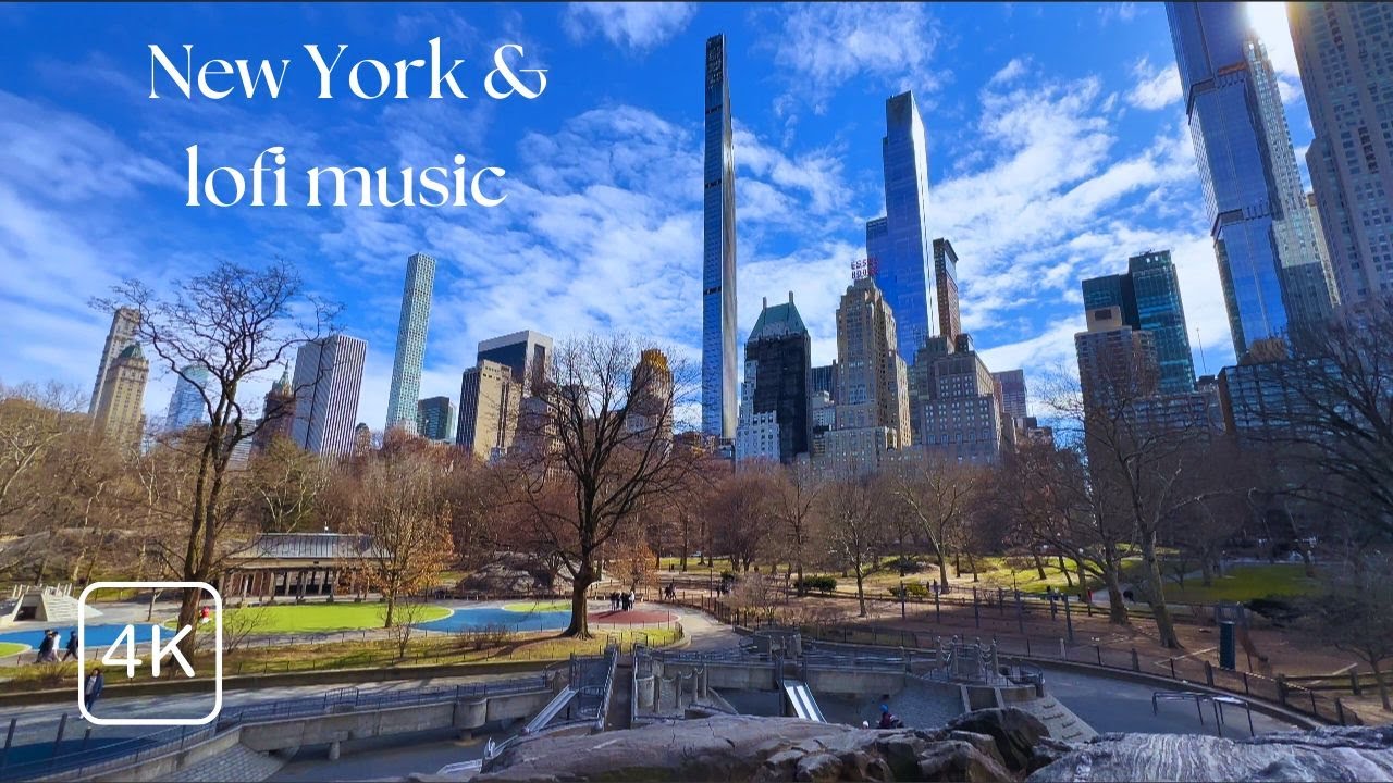 Chilling at the Top: Lofi and the Best Views of New York City (4K Ultra HD, no loop)