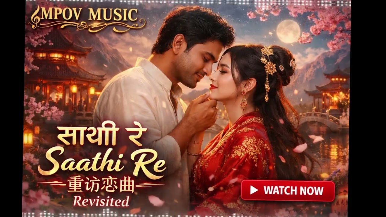“Saathi Re ❤️ When Hindi Love Meets Chinese Romance | Revisited  New Romantic Song