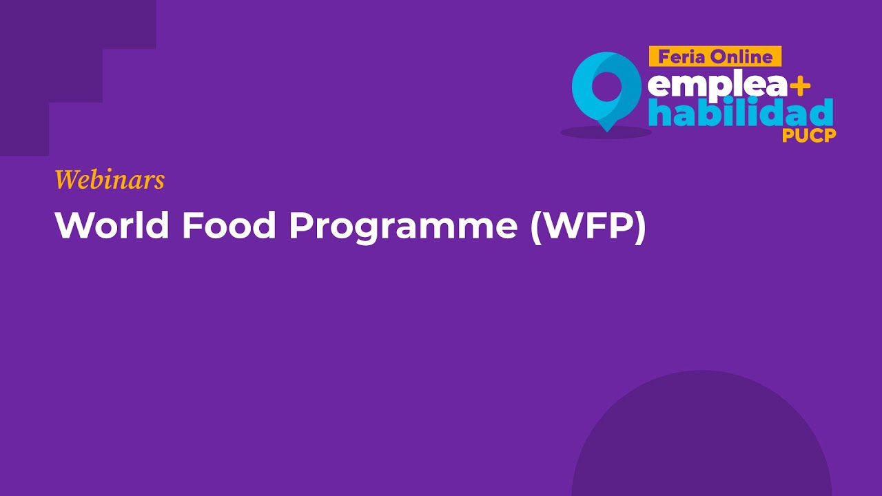 Webinar | World Food Programme (WFP)
