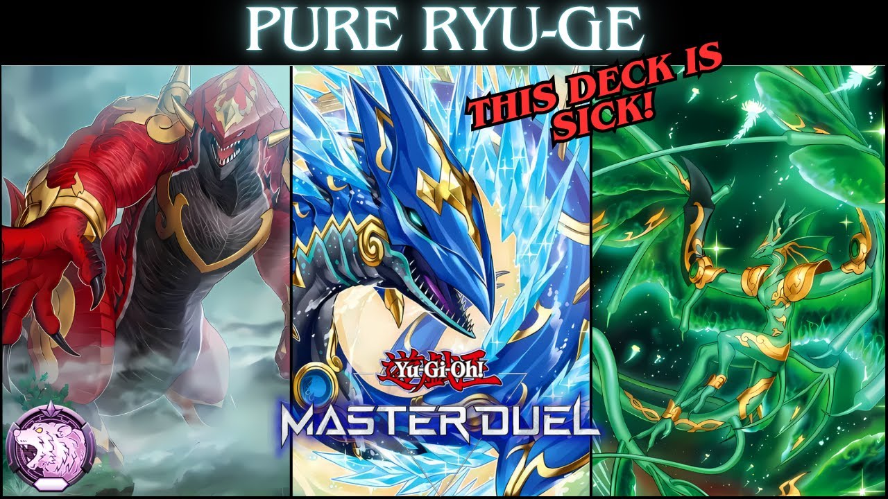 Pure Ryu-Ge! This Deck Is Amazing! Ranked Gameplay & Deck Profile [Yu-Gi-Oh! Master Duel]
