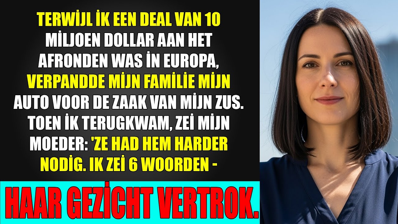 Ouders verkochten mijn droomauto voor mijn zus. Ze kregen spijt toen ik haar alles liet terugbetalen