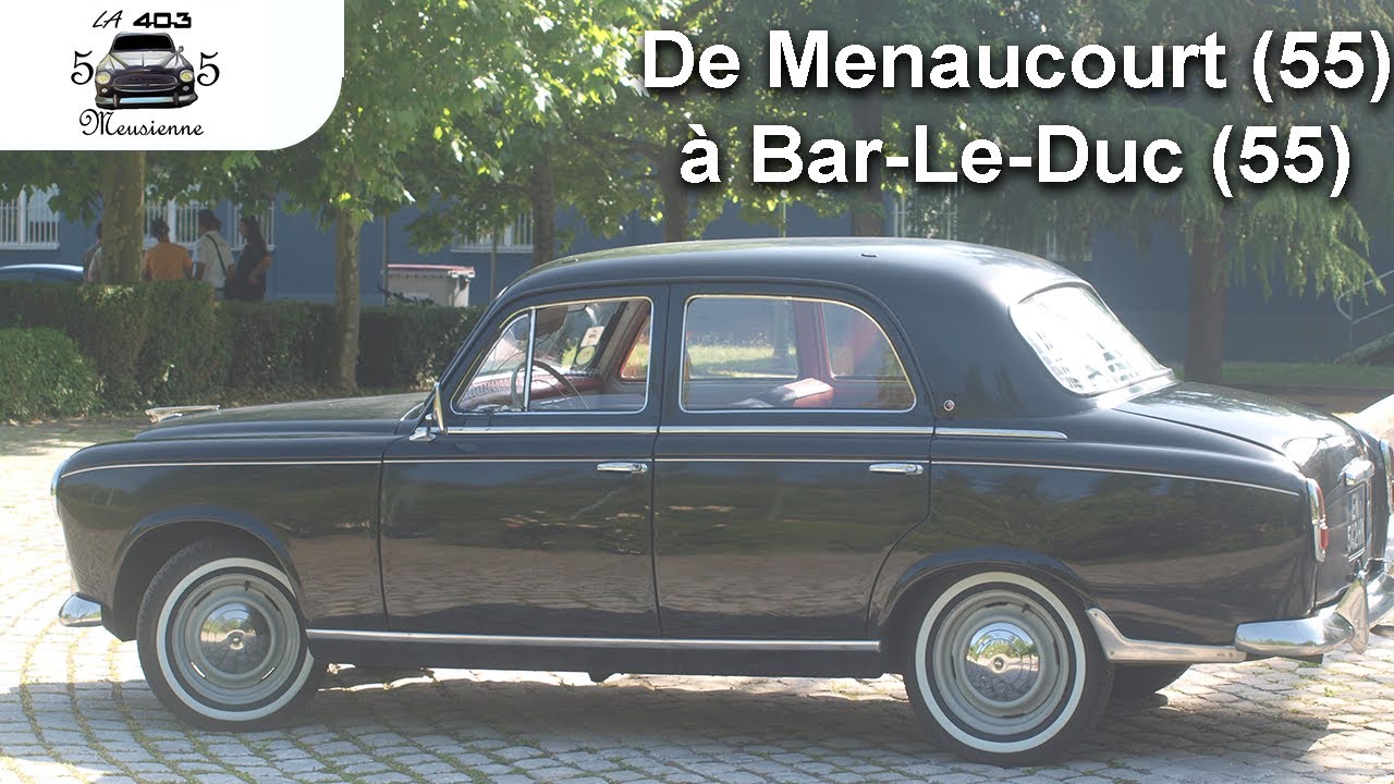 La 403 Meusienne : De Menaucourt (55) à Bar-Le-Duc (55)