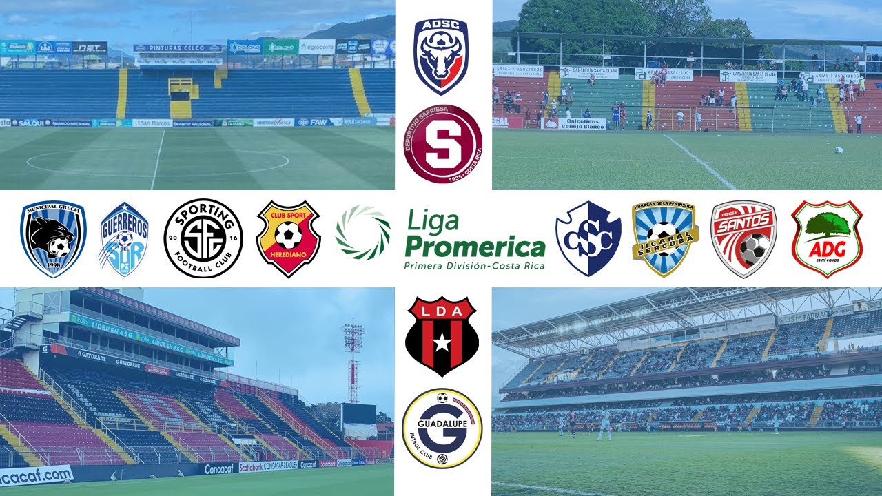 🇨🇷 ESTADIOS de la PRIMERA DIVISION de COSTA RICA (2022) 🇨🇷