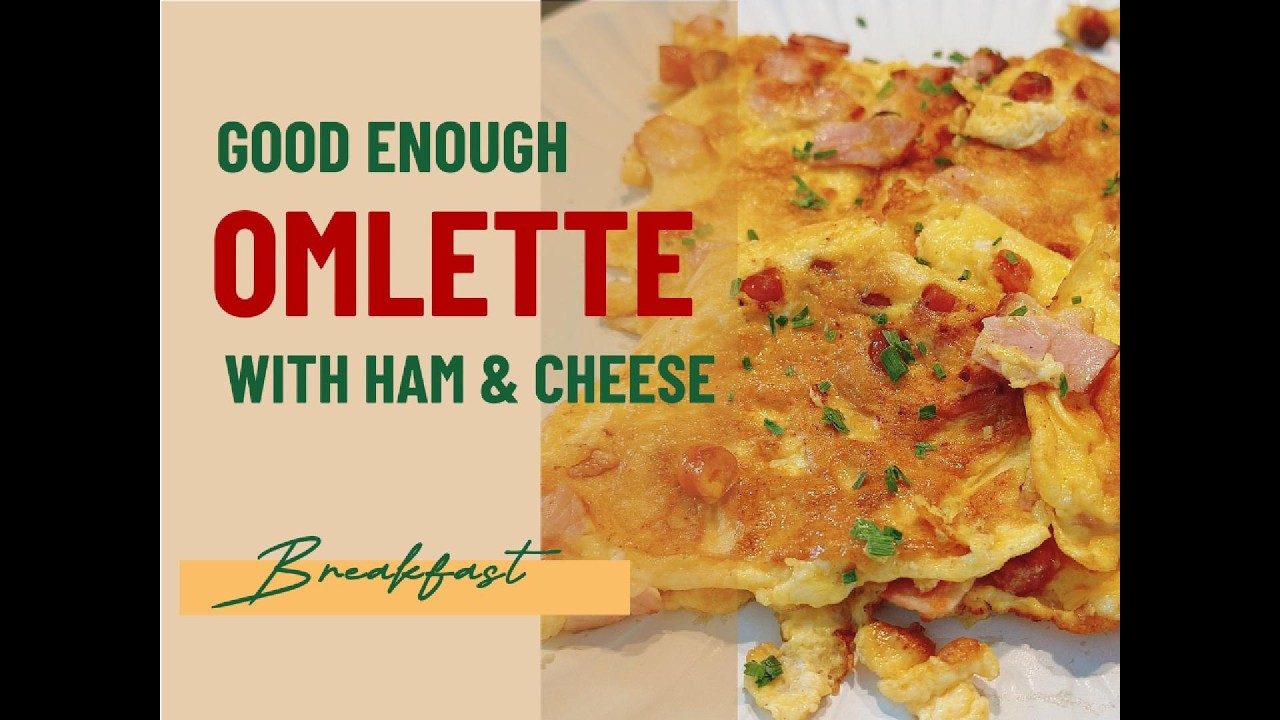 Homestyle Ham, Cheese & Sausage Omelette | Easy Breakfast Recipe