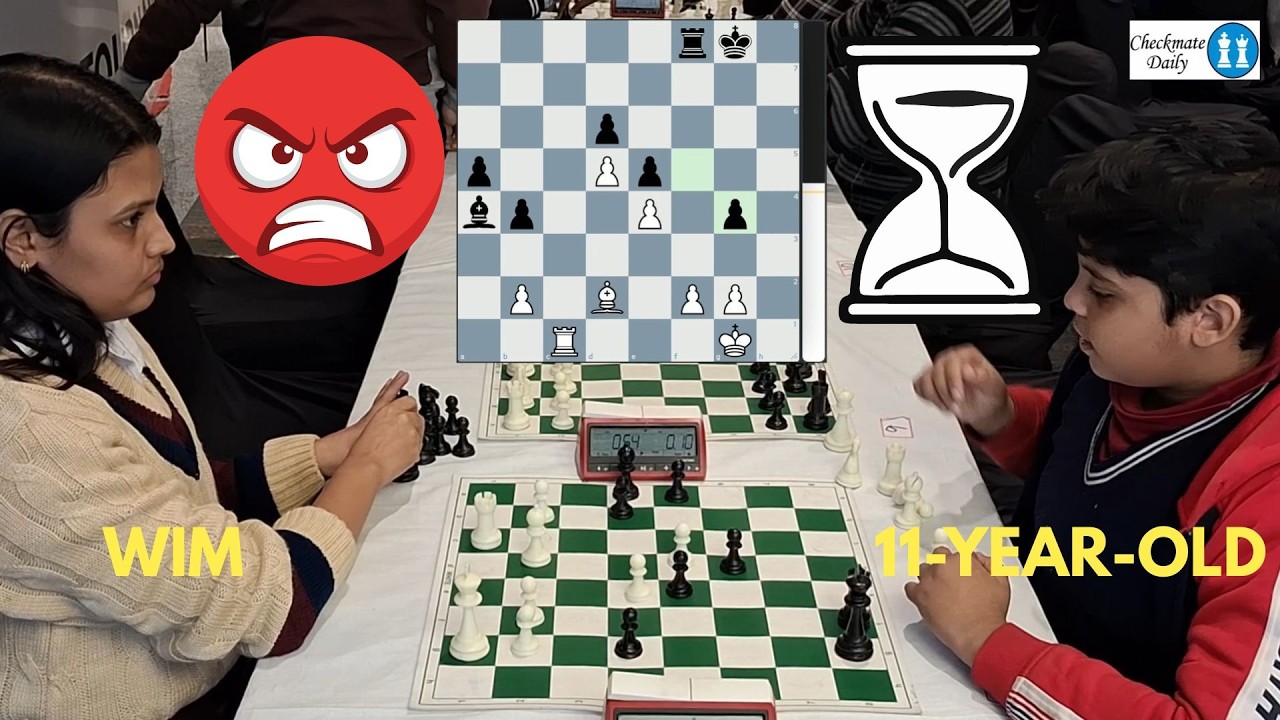 11-year-old makes a WIM angry - Arpita Mukherjee vs Shreyan Dey