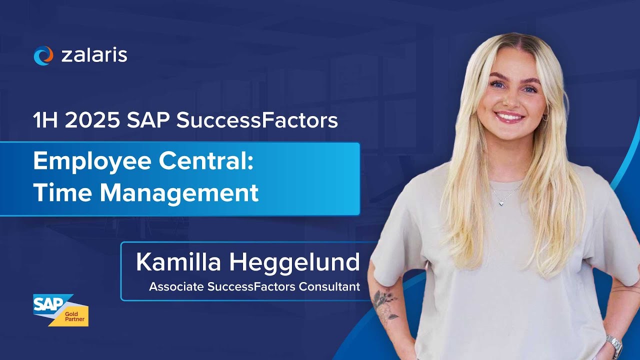 SAP SuccessFactors 1H 2025 Release: Time management innovations