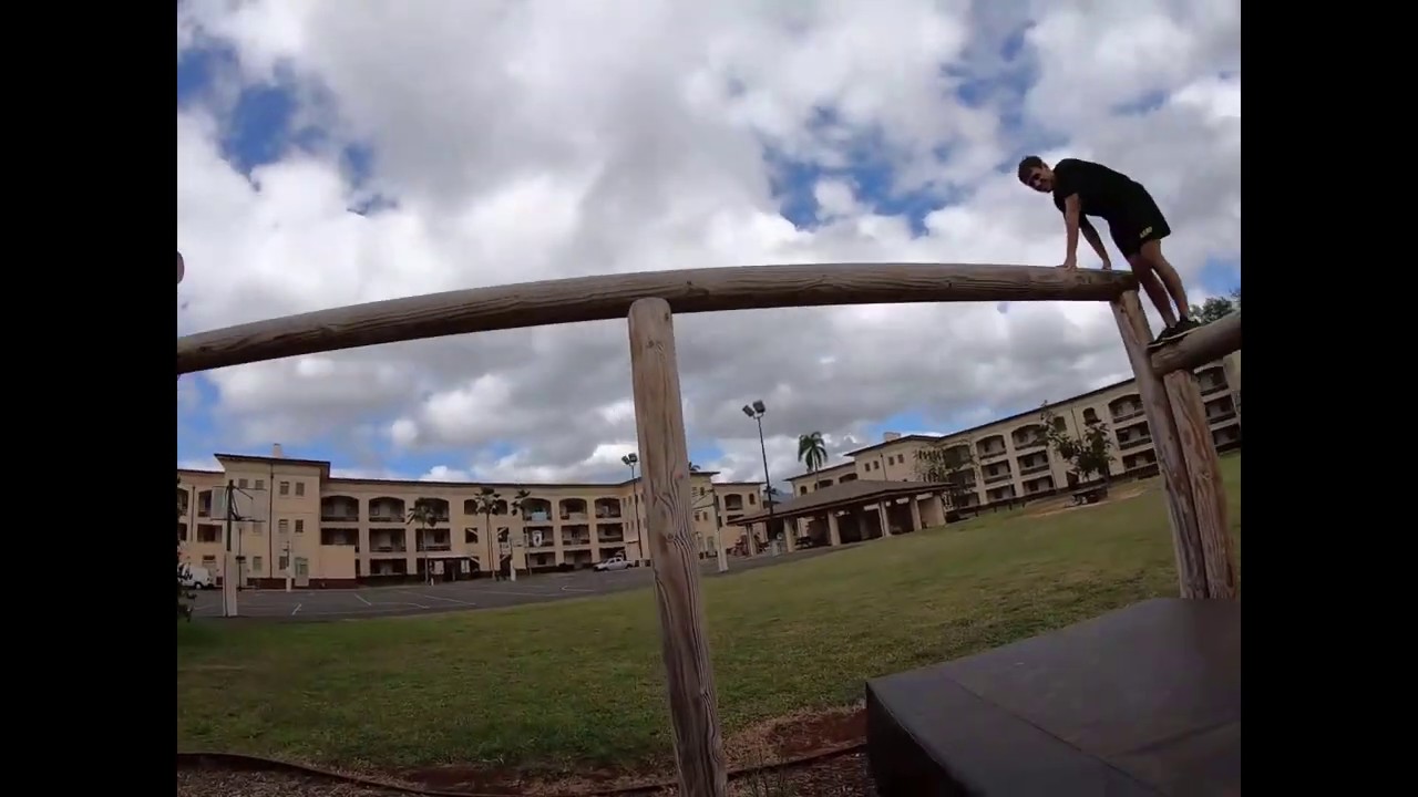 Army Obstacle Course at Schofield Barracks, Hawaii