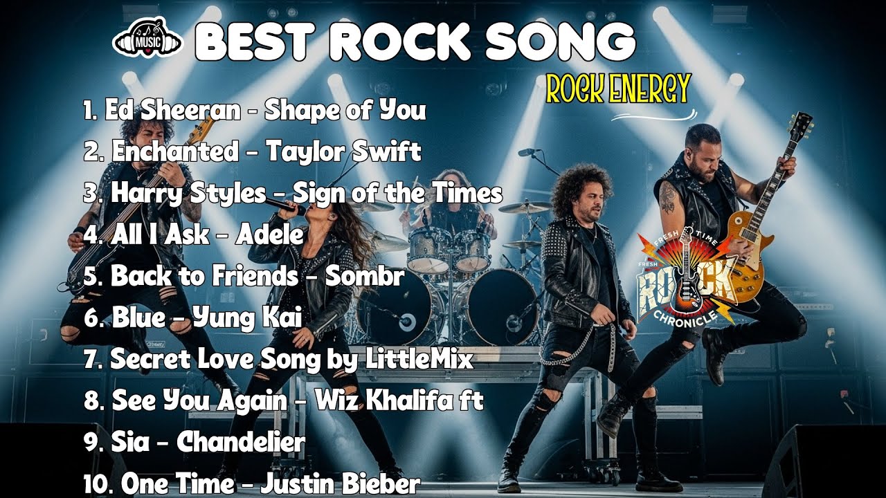 Top 10 Classic Rock Songs of All Time 🎸🔥 Queen, Guns N' Roses || ED SHEERAN - ENCHANTED