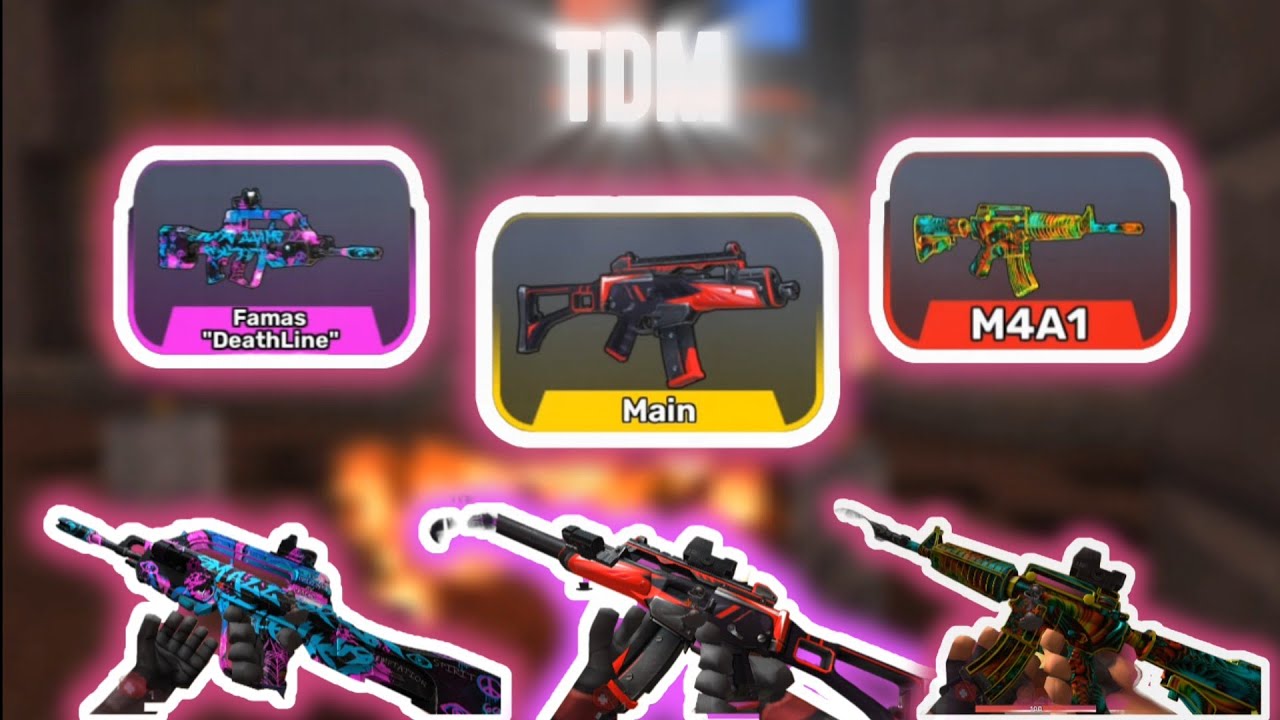 New Gameplay with M4A1+ Famas DL + G36C||| Real players