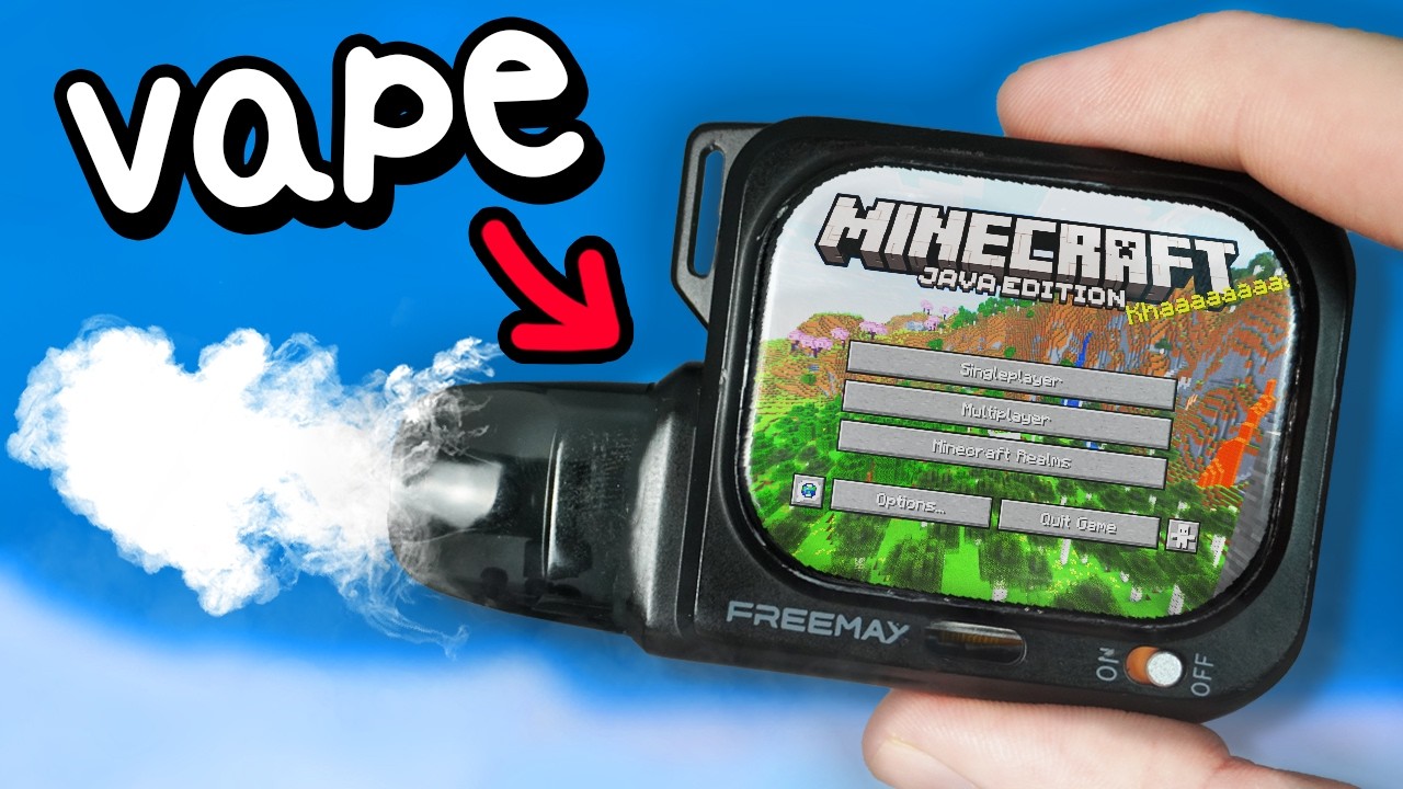 I actually beat Minecraft on a vape