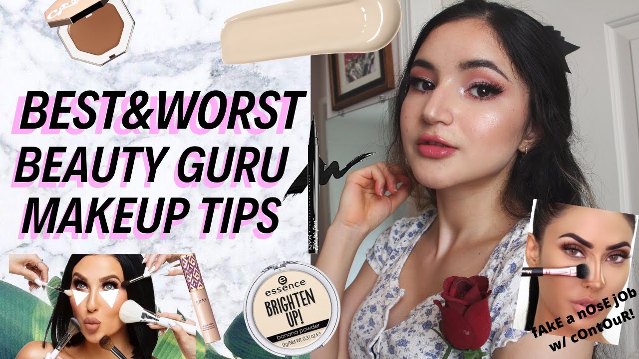 The BEST & WORST Beauty Guru Makeup Tips: a definitive list ✰ techniques that changed my makeup game
