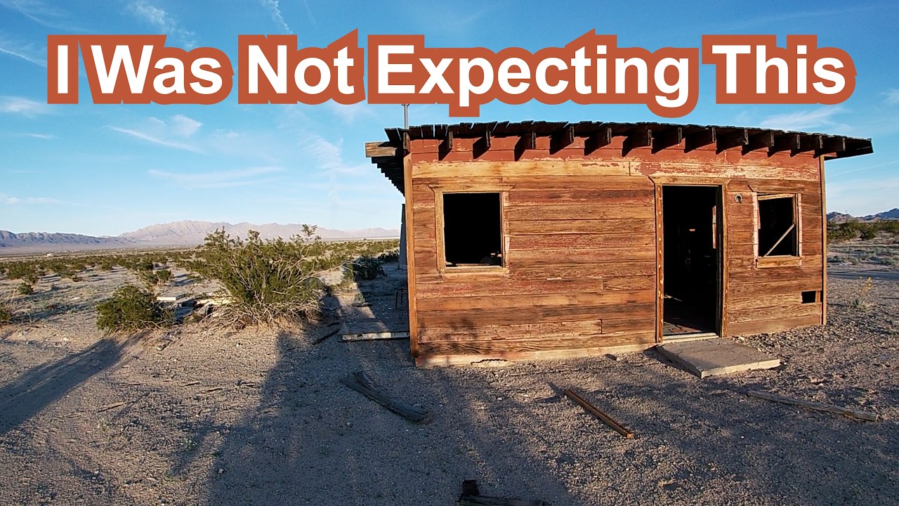 An Abandoned Cabin Sitting Quietly in the Desert