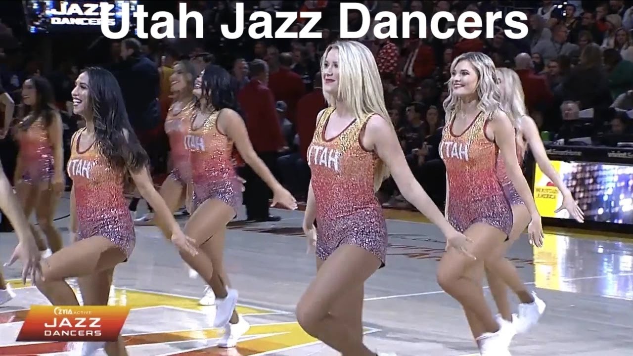 Utah Jazz Dancers - NBA Dancers - 2/12/2020 dance performance -- Jazz vs Heat
