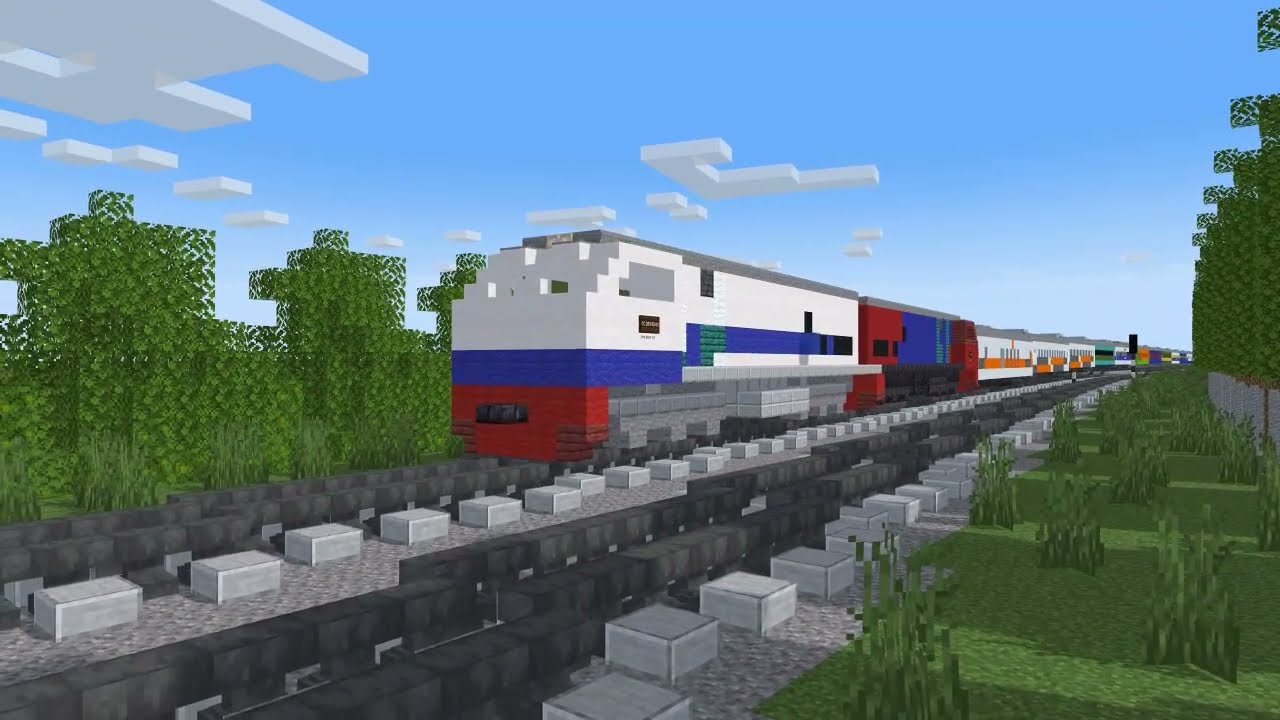PARADE LIVERY KERETA Part 4 end Animasi Minecraft Indonesia