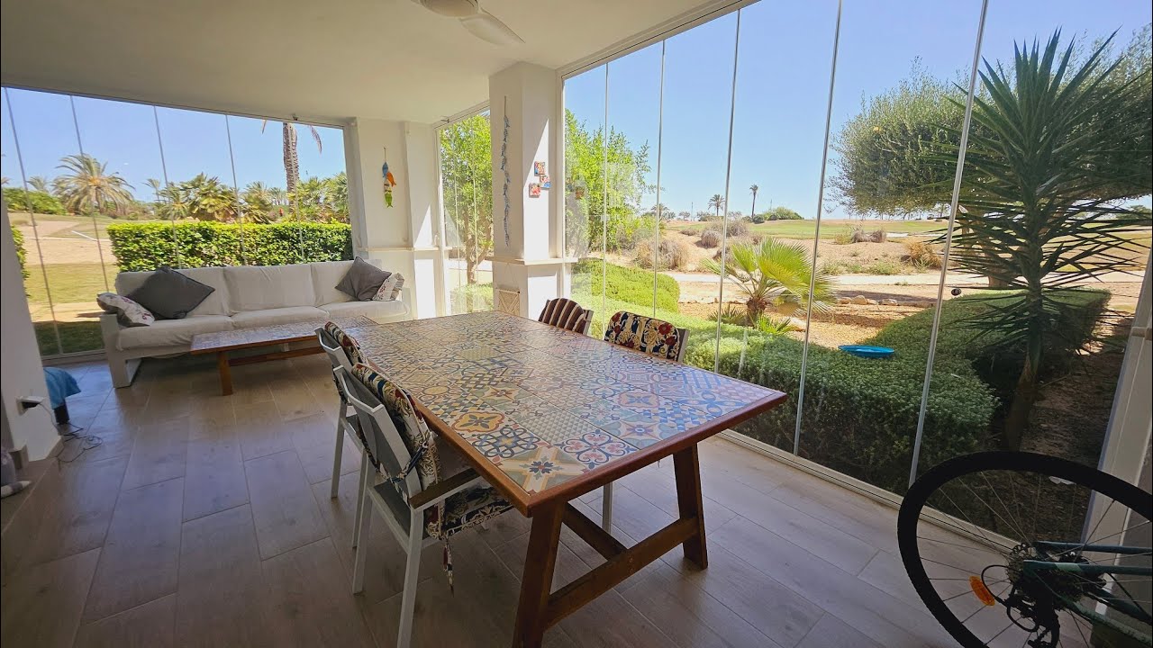 La Torre Golf Resort Ground floor apart wirh huge glass curtains terrace on Golf and pool 144,995€