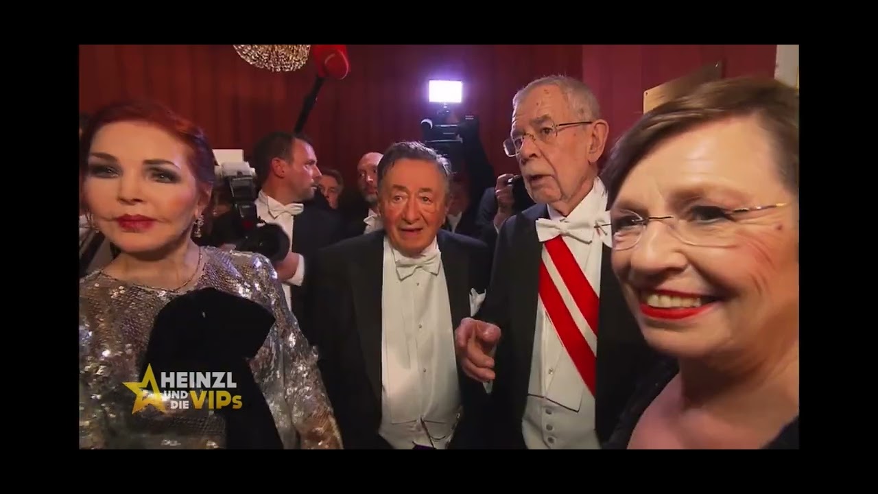 Heinzl und die Vips -  Opernball 2024 - Beitrag über Christian W. Mucha und Ekaterina Mucha