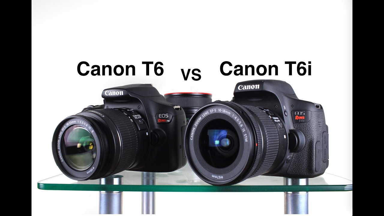 Canon T6 vs Canon T6i Hands On Comparison