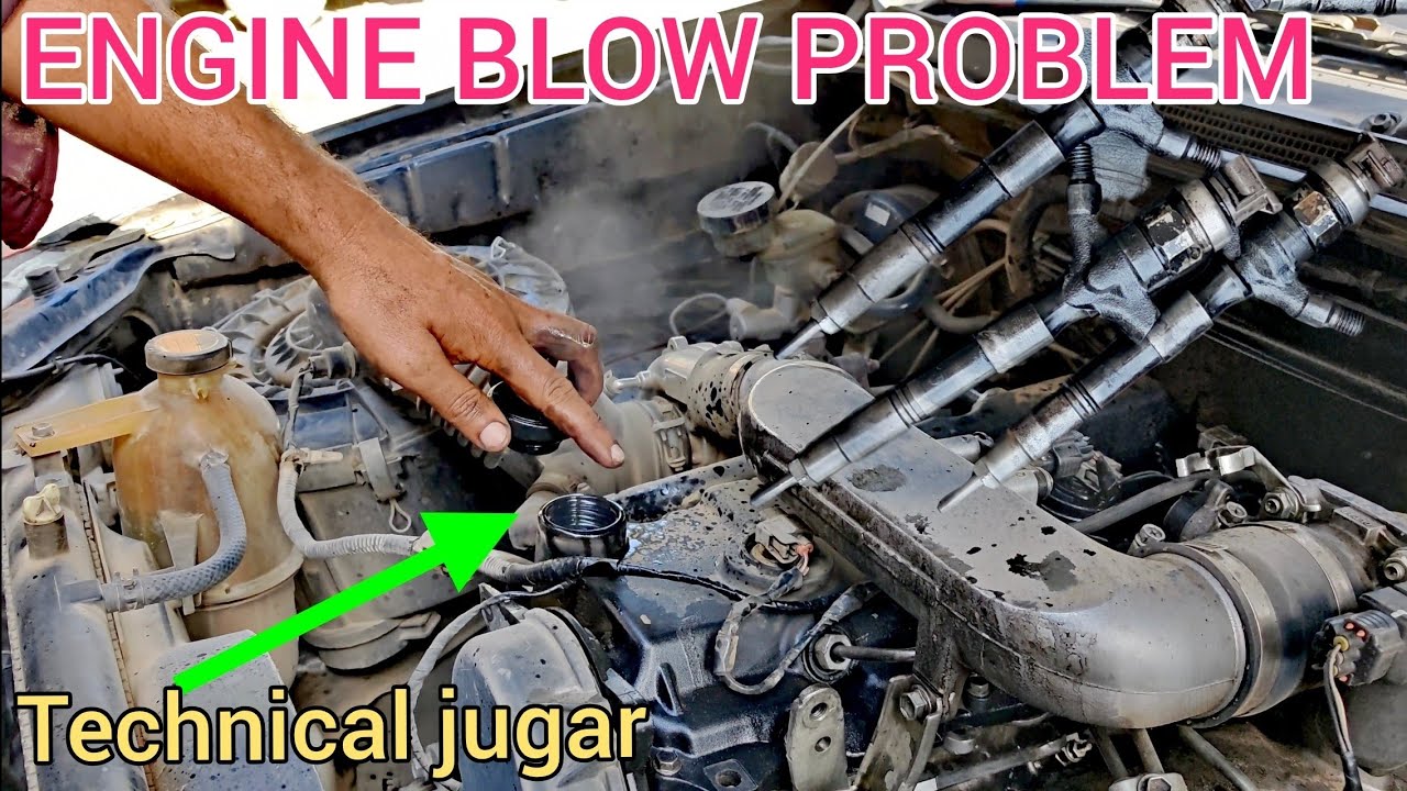 This problem also occurs whenever the engine starts to blow. Toyota Hilux 2kd engine back pressure s