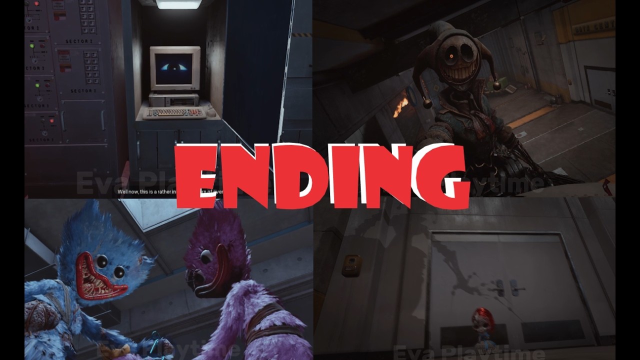 POPPY PLAYTIME CHAPTER 5 FULL ENDING SEGMENT + PROTOTYPE JUMPSCARE🌹(no commentery)