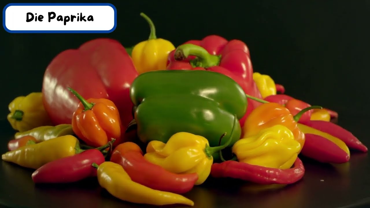 Obst und Gem&uuml;se lernen - erste deutsche W&ouml;rter lernen f&uuml;r Kinder