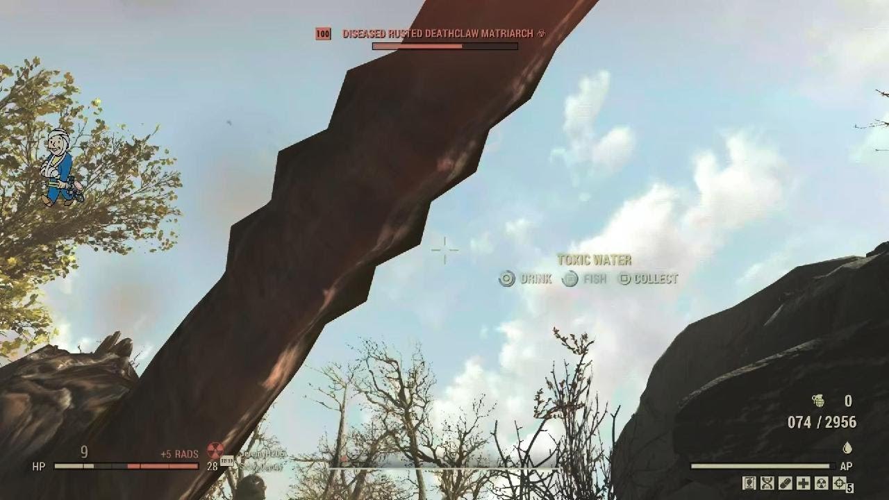 Fallout 76 Catch hocking hill hellion
