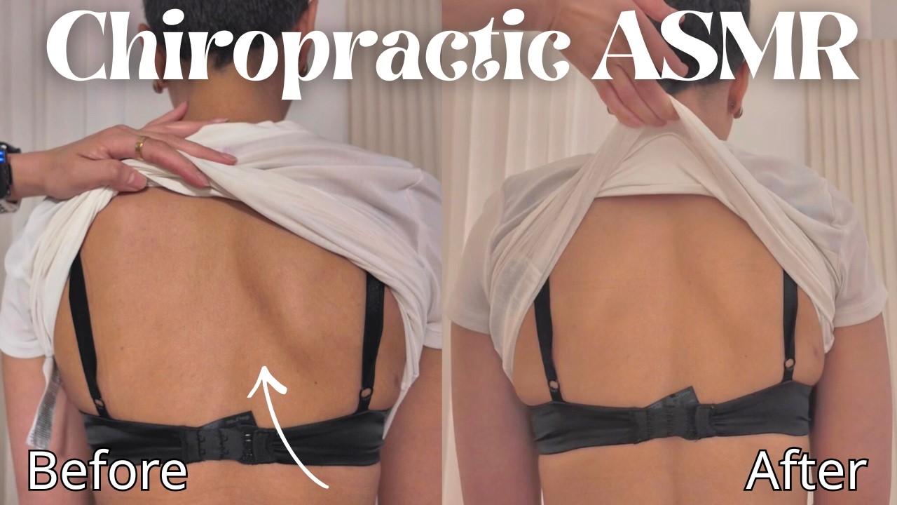 Chiropractic Treatment for Winging of the Scapula | ASMR for Insomnia & Sleep