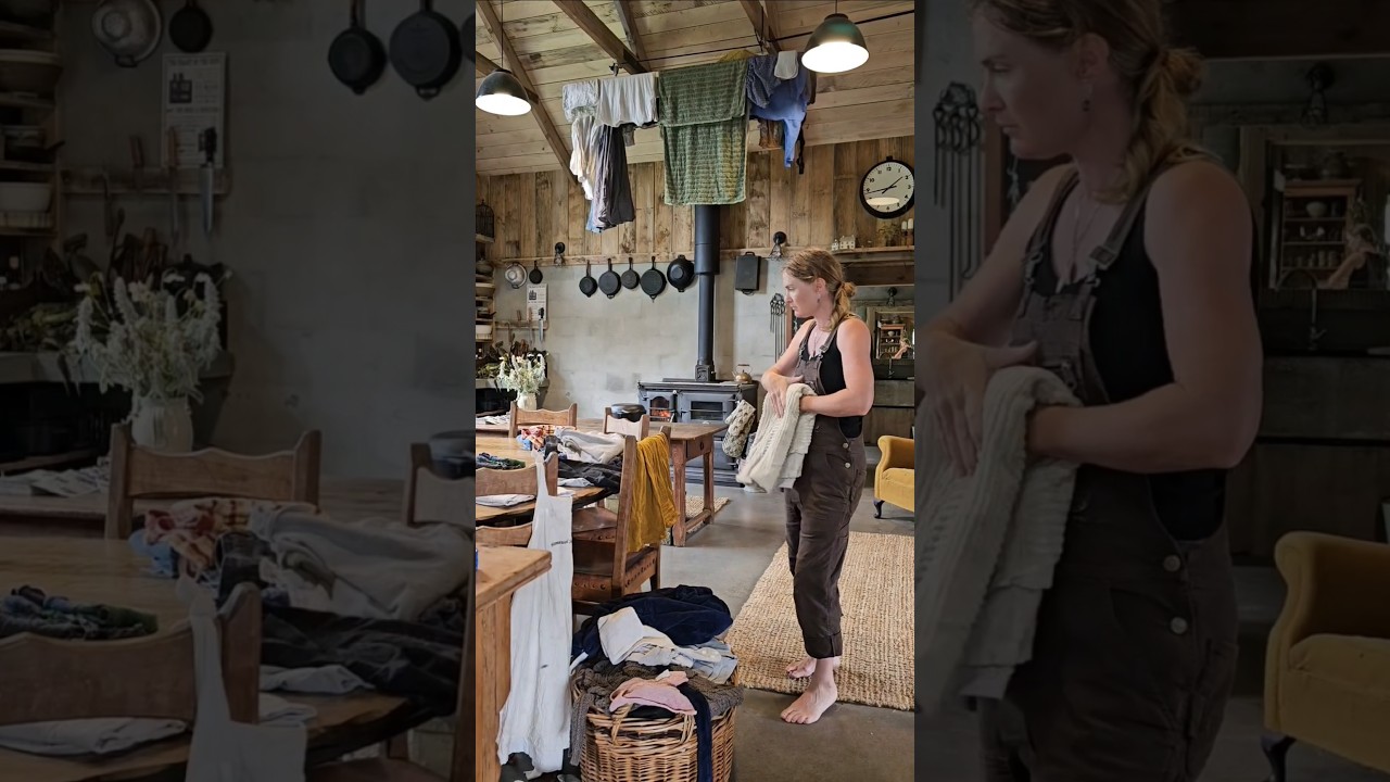 Washing Routine #cottagecore #cooking #homestead