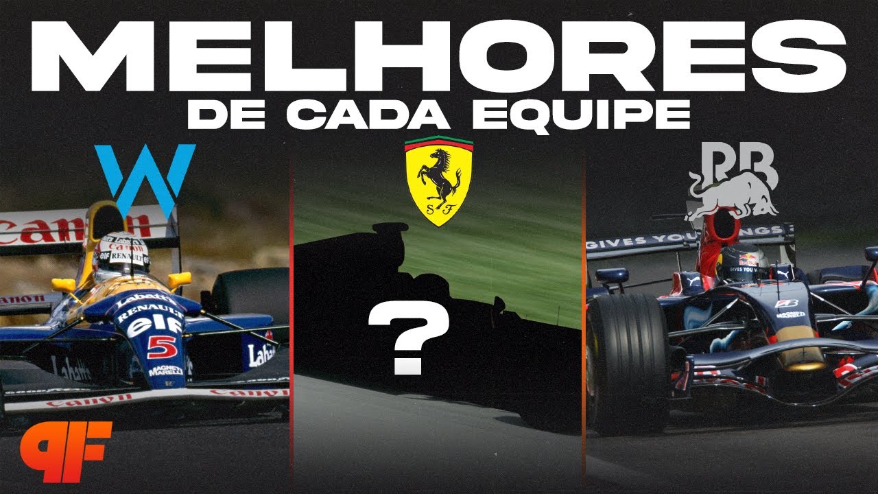 O MELHOR CARRO DE CADA EQUIPE DA F1 ATUAL - Primeira Fila F1