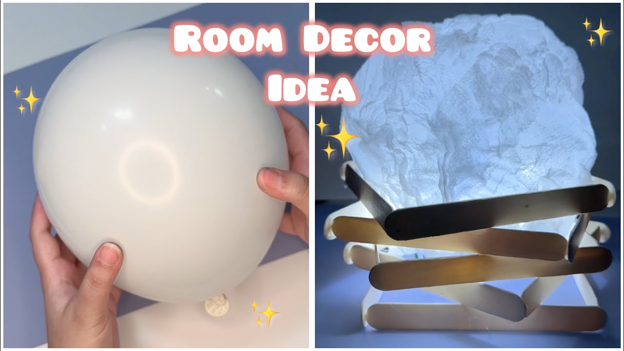 Create Your Own MOON LAMP in Just a Few Steps! 🌕 || How To Make DIY Glowing Moon Lamp With Balloon