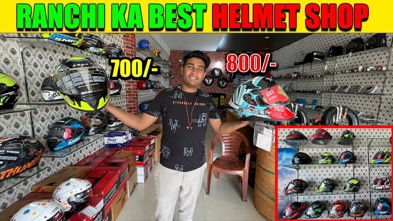 Ranchi Ka Best Helmet Shop 😲| Cheapest Helmet Shop in Ranchi 😱||cheapest Riding Gloves😍|| 