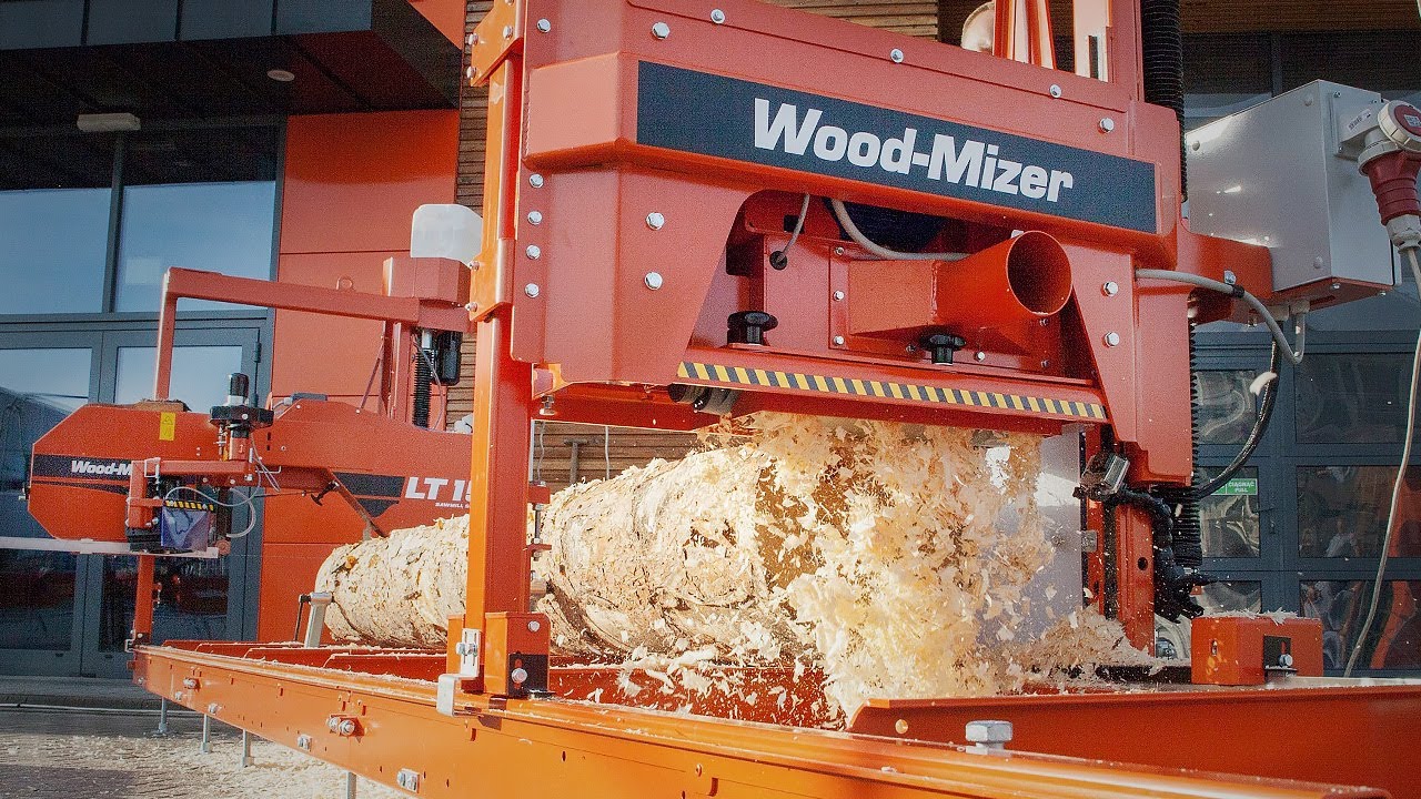 MP100 Log Planer/Moulder in Action | Wood-Mizer