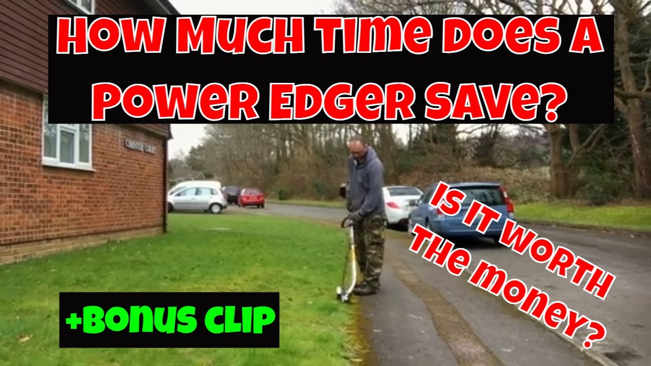 Edge Cutting your Lawn with a Power Edger