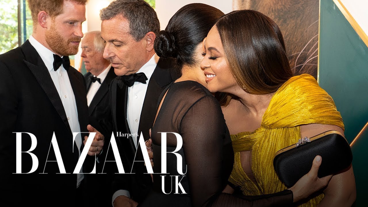 Beyoncé and Meghan the Duchess of Sussex meet at The Lion King premiere