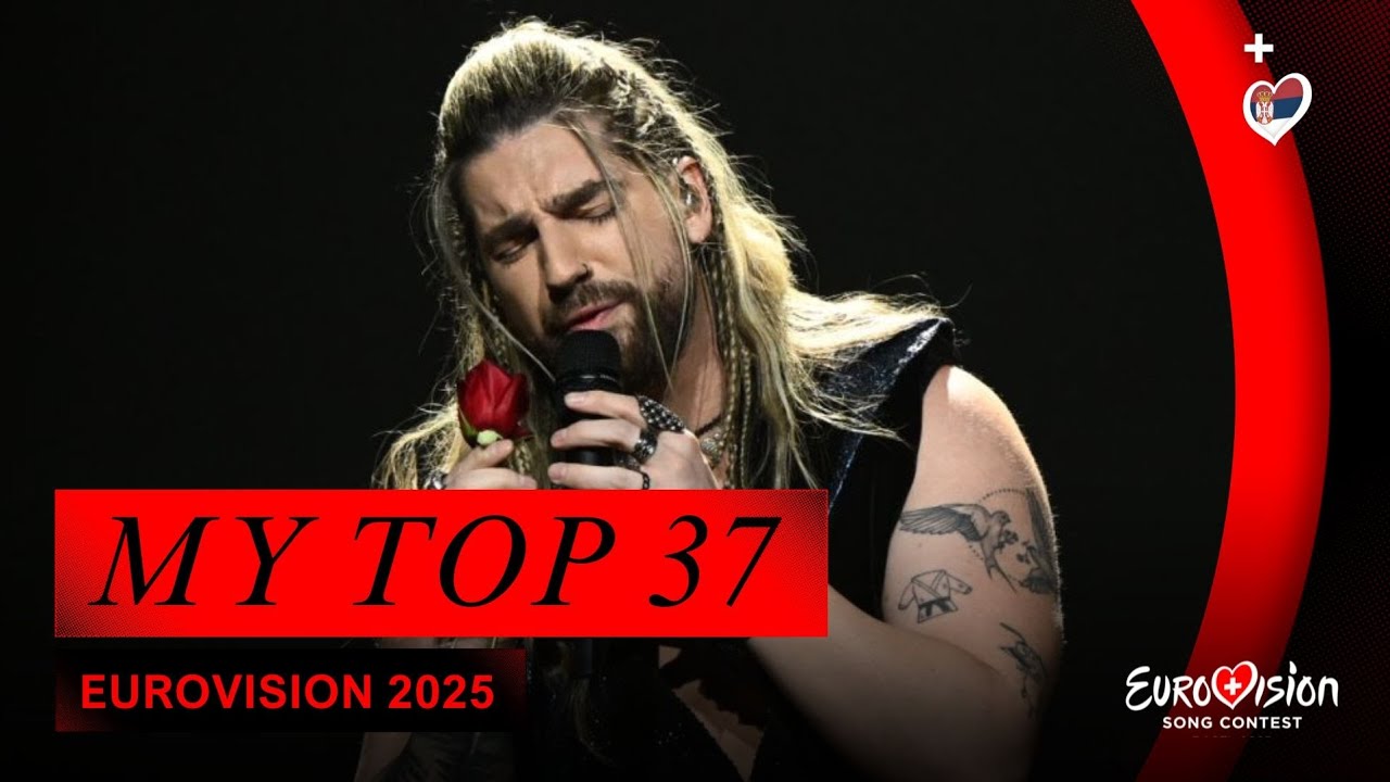 🇨🇭 Eurovision 2025: My Top 37 | NEW: 🇷🇸 (Princ - Mila | REVAMP)