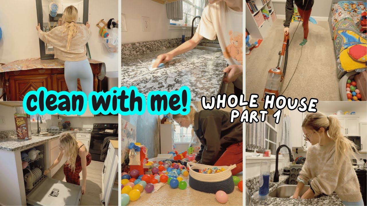 DEEP CLEAN With ME! Part 1 | Whole House Cleaning Motivation
